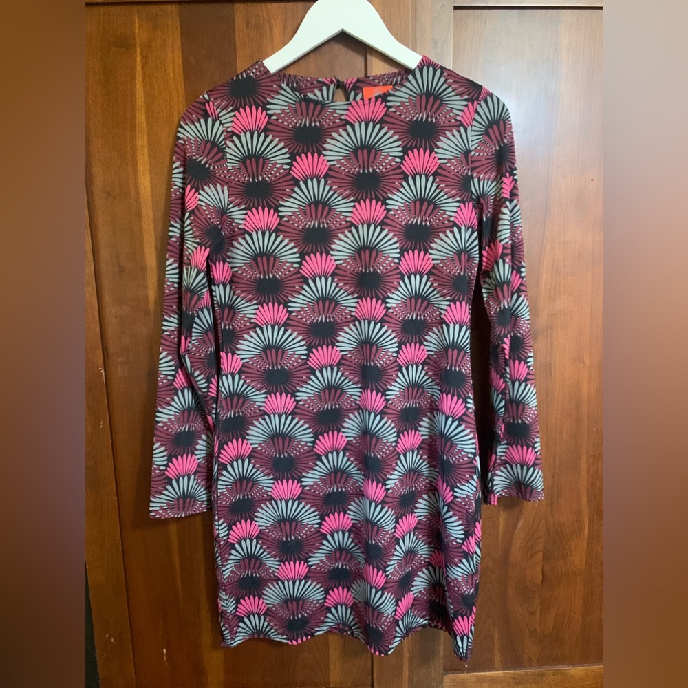 Tracy Negoshian Print Shift Dress